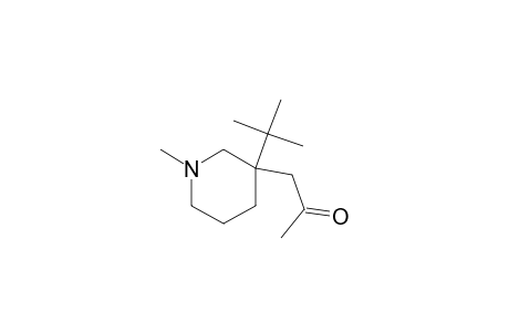 1-(3-t-Butyl-1-methyl-3-piperidinyl)propan-2-one