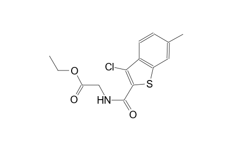 ethyl {[(3-chloro-6-methyl-1-benzothien-2-yl)carbonyl]amino}acetate
