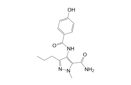 4-[(4-hydroxybenzoyl)amino]-2-methyl-5-propyl-pyrazole-3-carboxamide