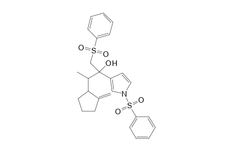 (.alpha..xi.)-.alpha.-[(1.xi.)-1-[(.xi.)-2-Methylenecyclopentyl]ethyl]-1-(phenylsulfonyl)-.alpha.-[(phenylsulfonyl)methyl]-1H-pyrrole-3-methanol