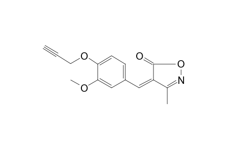 (4Z)-4-(3-methoxy-4-propargyloxy-benzylidene)-3-methyl-2-isoxazolin-5-one