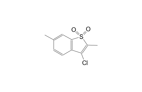 3-chloro-2,6-dimethyl-1-benzothiophene 1,1-dioxide
