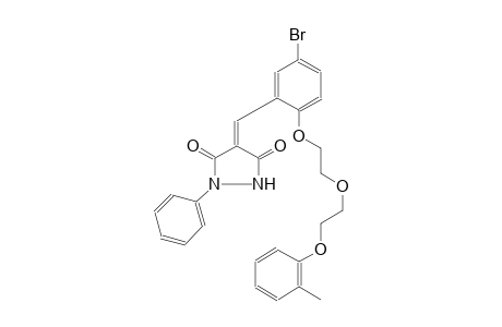 3,5-pyrazolidinedione, 4-[[5-bromo-2-[2-[2-(2-methylphenoxy)ethoxy]ethoxy]phenyl]methylene]-1-phenyl-, (4E)-