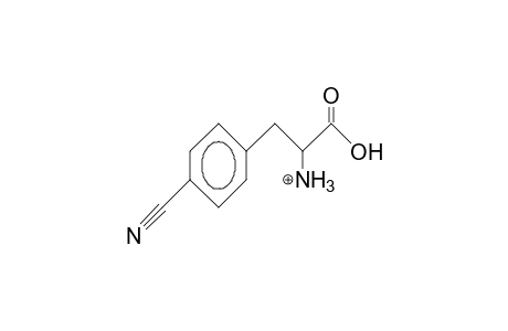 A-Amino-4-cyano-benzenepropanoic acid, cation