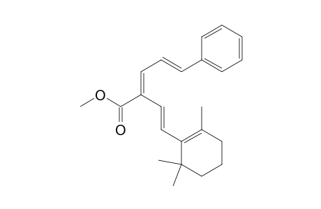 2,4-Pentadienoic acid, 5-phenyl-2-[2-(2,6,6-trimethyl-1-cyclohexen-1-yl)ethenyl]-, methyl ester, (E,E,E)-