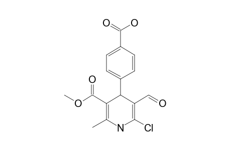 METHYL-4-(4-CARBOXYPHENYL)-6-CHLORO-5-FORMYL-2-METHYL-1,4-DIHYDROPYRIDINE-3-CARBOXYLATE