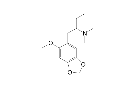 N,N-Dimethyl-1-(2-methoxy-4,5-methylenedioxyphenyl)butan-2-amine