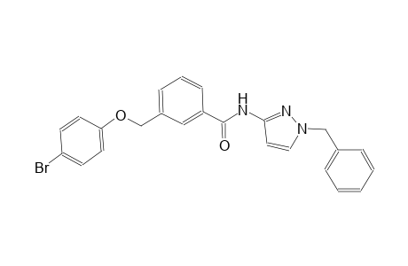 N-(1-benzyl-1H-pyrazol-3-yl)-3-[(4-bromophenoxy)methyl]benzamide