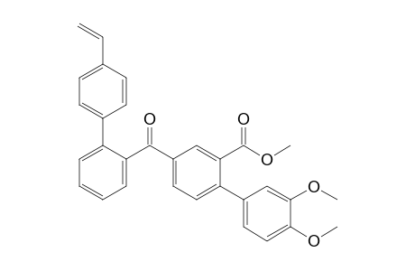 Methyl 3',4'-Dimethoxy-4-(4'-vinylbiphenylcarbonyl)biphenyl-2-carboxylate
