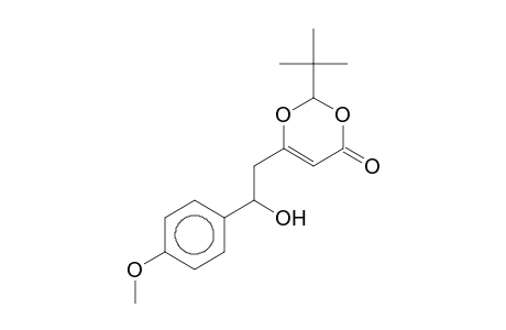 2-t-Butyl-6-[2-hydroxy-2-(4-methoxyphenyl)ethyl]-[1,3]dioxin-4-one