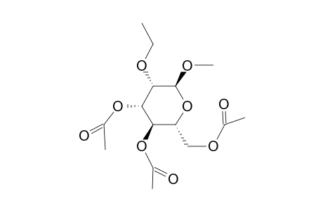 Methyl 3,4,6-tri-o-acetyl-2-o-ethyl-.alpha.-D-mannopyranoside