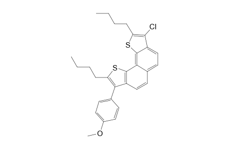 2,9-Dibutyl-3-chloro-8-(4-methoxyphenyl)naphtho[1,2-b:8,7-b']-dithiophene