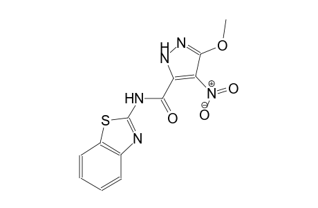N-(1,3-benzothiazol-2-yl)-3-methoxy-4-nitro-1H-pyrazole-5-carboxamide