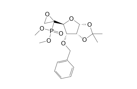 (5R) and (5S)-5,6-Anhydro-3-O-benzyl-1,2-O-isopropylidene-5-dimethoxyphosphinyl-.alpha.,D-ribohexofuranose