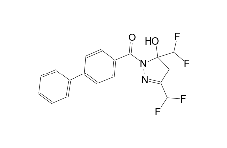 1-([1,1'-biphenyl]-4-ylcarbonyl)-3,5-bis(difluoromethyl)-4,5-dihydro-1H-pyrazol-5-ol