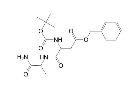 butanoic acid, 4-[(2-amino-1-methyl-2-oxoethyl)amino]-3-[[(1,1-dimethylethoxy)carbonyl]amino]-4-oxo-, phenylmethyl ester