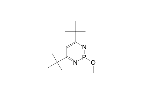 4,6-DI-TERT.-BUTYL-2-METHOXY-1,2-DIHYDRO-1,3,2-DIAZAPHOSPHININE