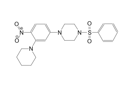 1-(4-nitro-3-piperidin-1-yl-phenyl)-4-(phenylsulfonyl)piperazine