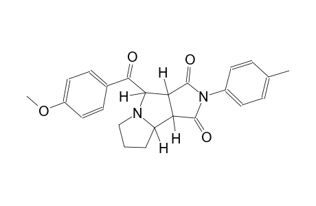(3aR,4S,8aR,8bS)-4-(4-methoxybenzoyl)-2-(4-methylphenyl)hexahydrodipyrrolo[1,2-a:3,4-c]pyrrole-1,3(2H,4H)-dione