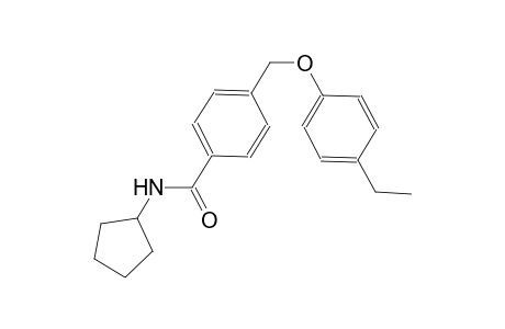 N-cyclopentyl-4-[(4-ethylphenoxy)methyl]benzamide