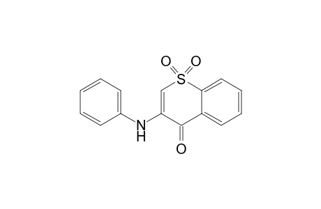 4H-1-Benzothiopyran-4-one, 3-(phenylamino)-, 1,1-dioxide