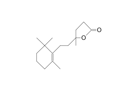 5-(2-[2,6,6-Trimethyl-1-cyclohexenyl]-ethyl)-5-methyl-tetrahydro-2-furanone