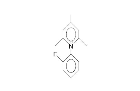 1-(2-Fluoro-phenyl)-2,4,6-trimethyl-pyridinium cation