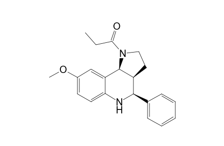 endo-1-(8-Methoxy-4-phenyl-2,3,3a,4,5,9b-hexahydropyrrolo[3,2-b]quinolinin-1-yl)propan-1"-one