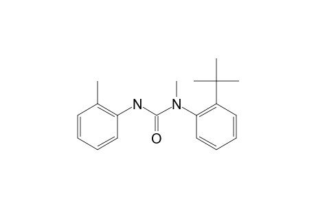 1-(2-TERT.-BUTYLPHENYL)-1-METHYL-3-ORTHO-TOLYLUREA