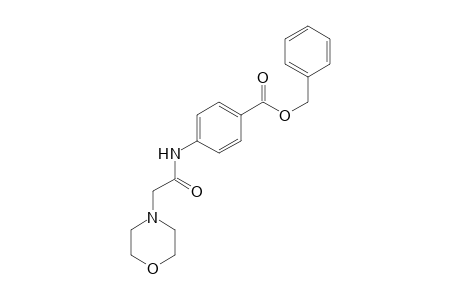 Benzyl 4-(2-morpholinoacetamido)benzoate