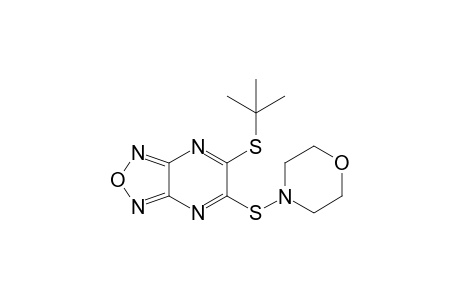 5-(tert-Butylthio)-6-(morpholin-4-ylthio)[1,2,5]oxadiazolo[3,4-b]pyrazine