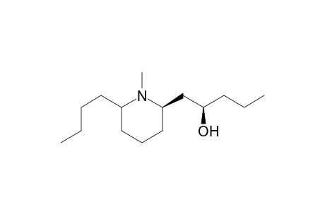 2-Piperidineethanol, 6-butyl-1-methyl-.alpha.-propyl-, [2.alpha.(R*),6.beta.]-(.+-.)-
