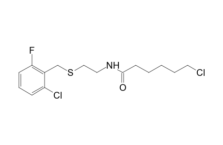 6-chloro-N-{2-[(2-chloro-6-fluorobenzyl)thio]ethyl})hexanamide