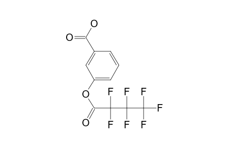 Benzoic acid, 3-(heptafluorobutyryloxy)-