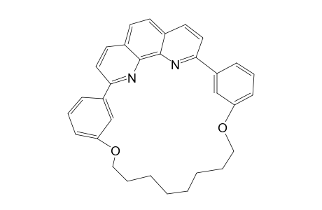4,13-DIOXA-1,3(1,3)-DIBENZENA-2(2,9)-1,10-PHENANTHROLINACYCLOTRIDECAPHANE