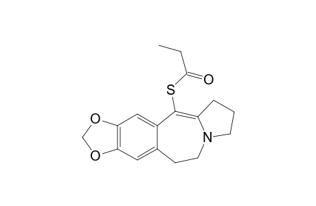 11-(propionylthio)-5,8,9,10-tetrahydro-6H-1,3-dioxolo[4,5-h]pyrrolo[2,1-b][3]benzazepine