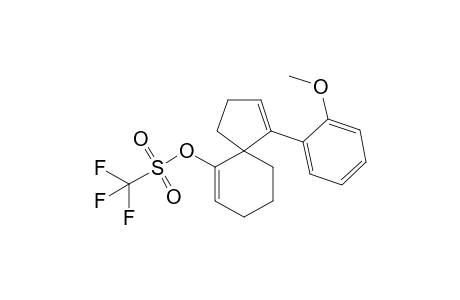 Trifluoromethanesulfonic acid 1-(2-methoxyphenyl)spiro[4.5]deca-1,6-dien-6-yl ester