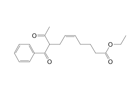 (Z)-8-benzoyl-9-keto-dec-5-enoic acid ethyl ester