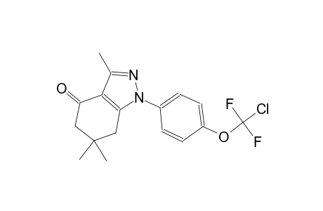 1-[4-(Chloro-difluoro-methoxy)-phenyl]-3,6,6-trimethyl-1,5,6,7-tetrahydro-indazol-4-one