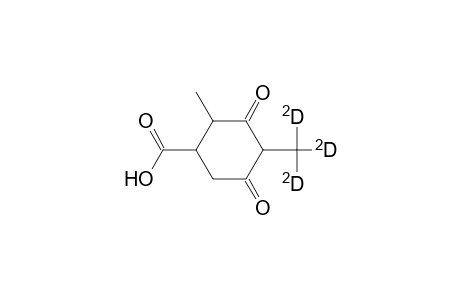 Cyclohexanecarboxylic acid, 2-methyl-4-(methyl-D3)-3,5-dioxo-