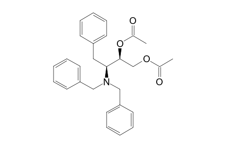 (2R,3S)-O,O-Diacetyl-3-dibenzylamino-4-phenylbutane-1,2-diol