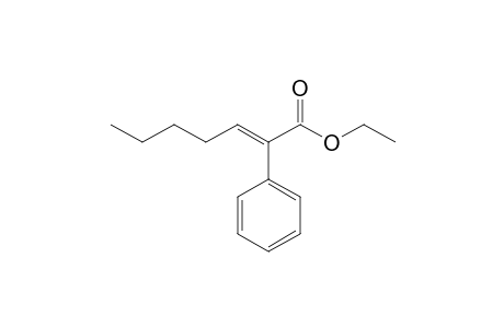 Ethyl (E)-2-phenyl-2-heptenoate
