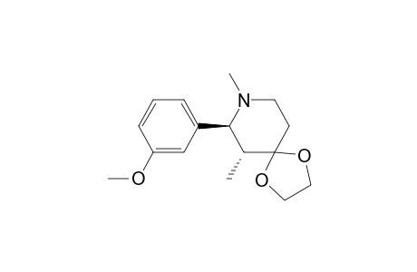 (6R,7S)-7-(3-methoxyphenyl)-6,8-dimethyl-1,4-dioxa-8-azaspiro[4.5]decane