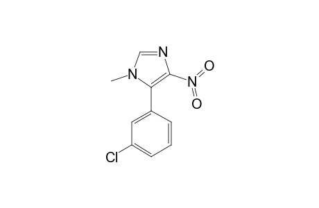 5-(3-CHLOROPHENYL)-1-METHYL-4-NITRO-1H-IMIDAZOLE