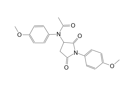 acetamide, N-(4-methoxyphenyl)-N-[1-(4-methoxyphenyl)-2,5-dioxo-3-pyrrolidinyl]-