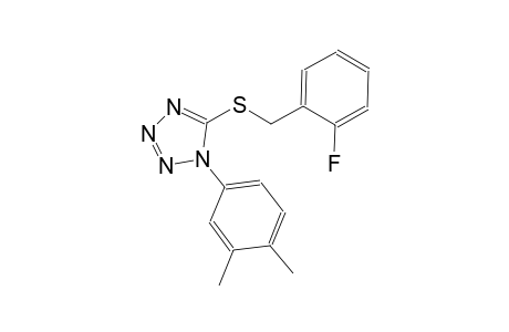 1-(3,4-Dimethyl-phenyl)-5-(2-fluoro-benzylsulfanyl)-1H-tetrazole