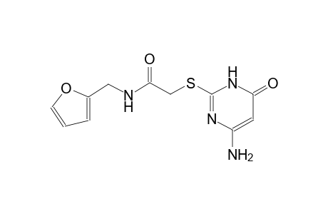 acetamide, 2-[(4-amino-6-hydroxy-2-pyrimidinyl)thio]-N-(2-furanylmethyl)-