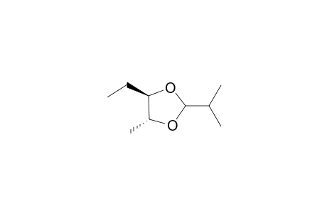 (2R/S,4R,5R)-4-Ethyl-5-methyl-2-(1-methylethyl)-1,3-dioxolane