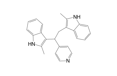 1H-Indole, 3,3'-[1-(4-pyridinyl)-1,2-ethanediyl]bis[2-methyl-