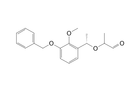 (.alpha'. S )-2-[3'-(Benzyloxy)-2'-methoxy-.alpha'.-methylbenzyloxy]propanal